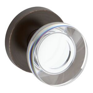 Baldwin FDCCYCRR112 - Dummy Set Knobset Clear Crystal Door Handle New Open Box